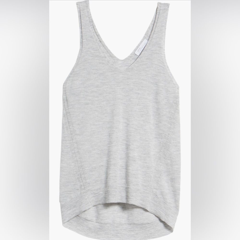Cashmere Linen Tank 🩶